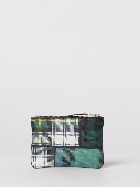 26SS 꼼데가르송 클래식 레더 라인 파우치 SA8100TP Green - COMME DES GARCONS