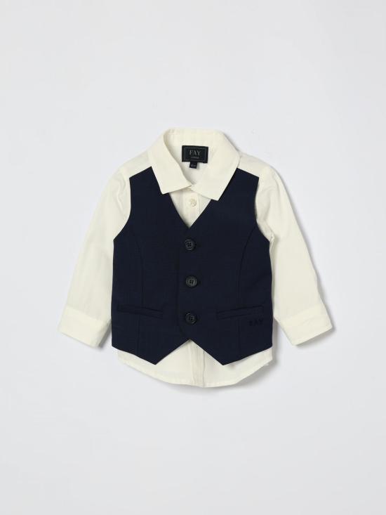 26SS [키즈] 페이 셔츠 FY5550P0013 101BL Blue