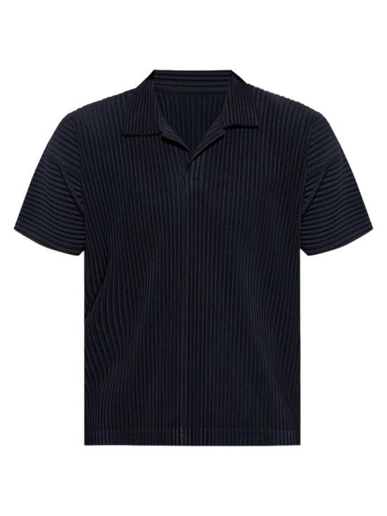 25FW 옴므 플리세 이세이 미야케 폴로 티셔츠 HP58JM530 75 MULTICOLOUR