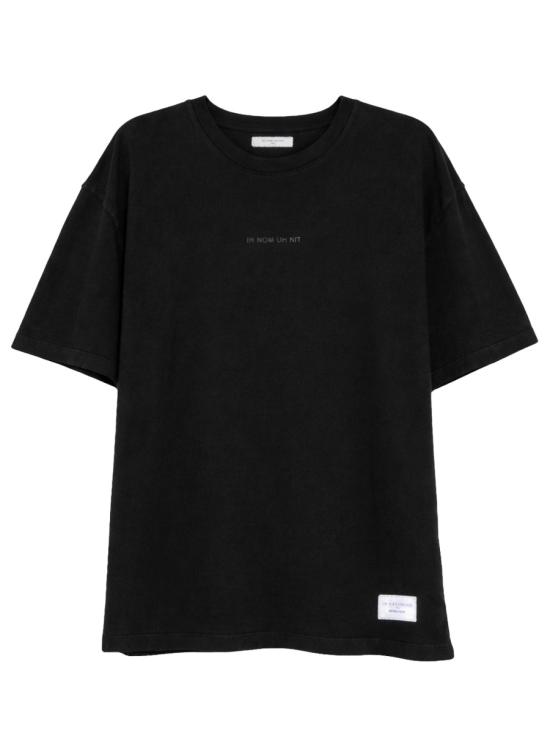 25FW 이놈어닛 반팔 티셔츠 NUW25203 009 BLACK