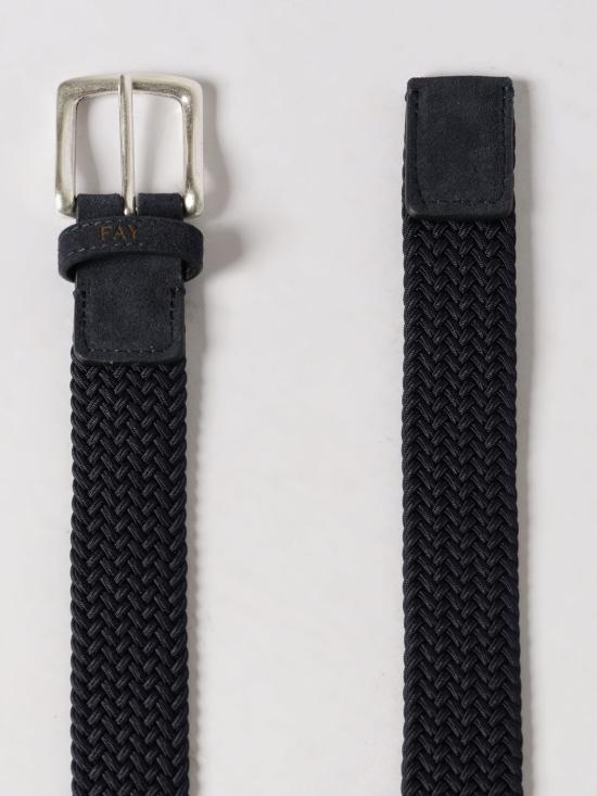 26SS [키즈] 페이 가죽 벨트 FU0P51Z2207 620 Blue - FAY