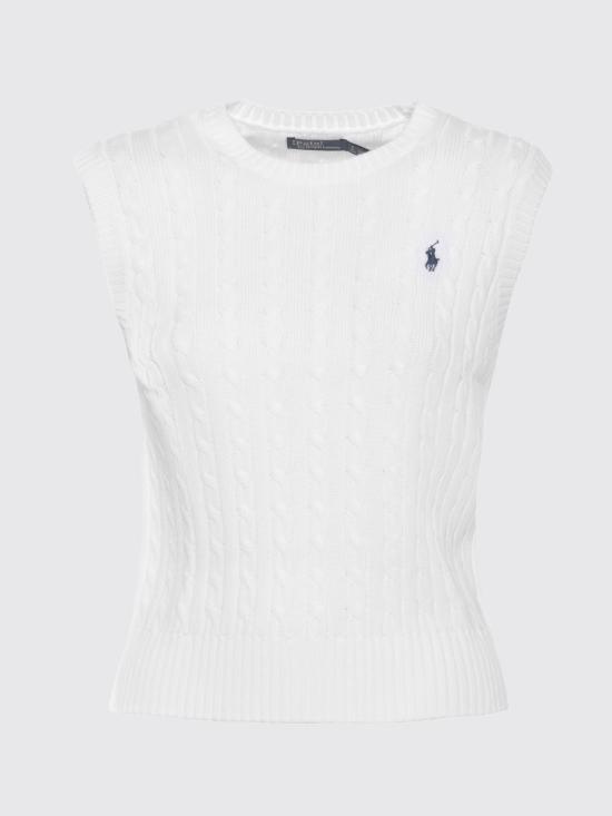 26SS 폴로 랄프로렌 민소매 티셔츠 211971882 001 White - POLO RALPH LAUREN