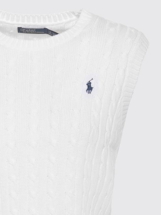 26SS 폴로 랄프로렌 민소매 티셔츠 211971882 001 White - POLO RALPH LAUREN