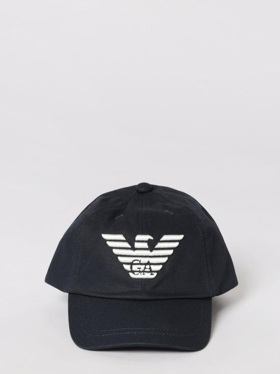 26SS [키즈] 엠포리오 아르마니 모자 4046833F930 00035 Navy - EMPORIO ARMANI