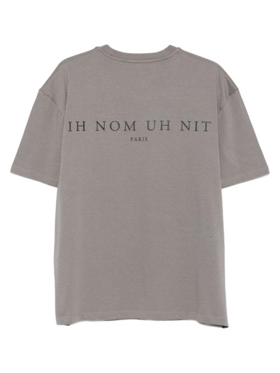25FW 이놈어닛 반팔 티셔츠 NUW25231 C48 GREY - IH NOM UH NIT