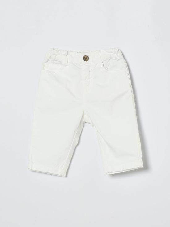 26SS [키즈] 엠포리오 아르마니 스트레이트 팬츠 8NHJ024N7LZ 0100 White
