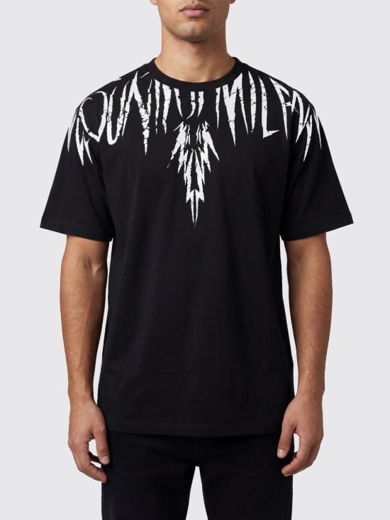 26SS 컨트리 오브 밀란 반팔 티셔츠 S6CMMATH003 110 Black