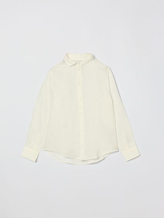 26SS [키즈] 페이 셔츠 FY5P10Z3681 101 Ivory