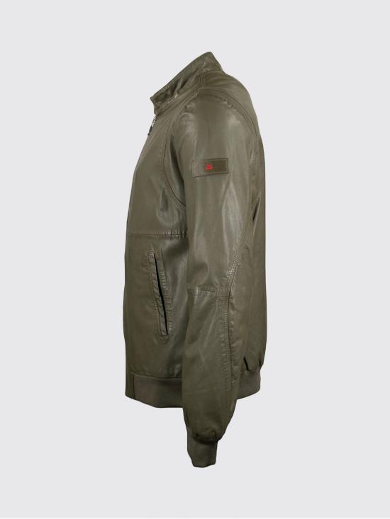 26SS 페트레이 가죽 자켓 PEU541399012334 471 Green - PEUTEREY