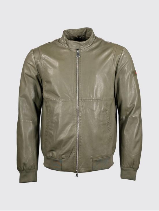 26SS 페트레이 가죽 자켓 PEU541399012334 471 Green - PEUTEREY