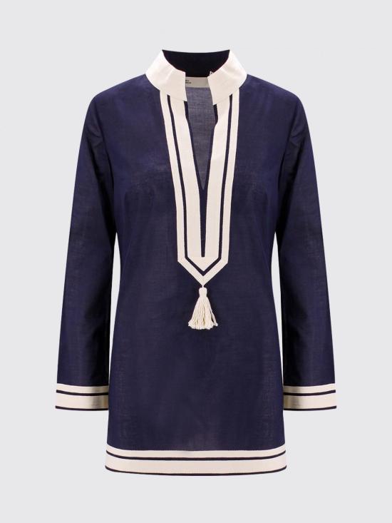 26SS 토리버치 미디 원피스 83308 405 Blue - TORY BURCH