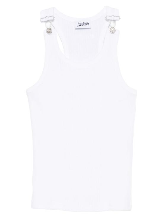 26SS 장 폴 고티에 탑 TO380 J01401 WHITE