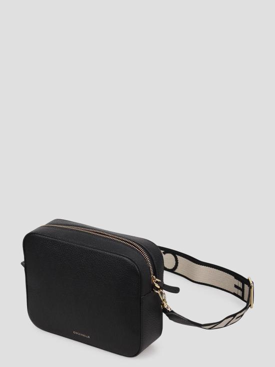 26SS 코치넬리 숄더백 E5 MN5 55 M3 01001 Black - COCCINELLE