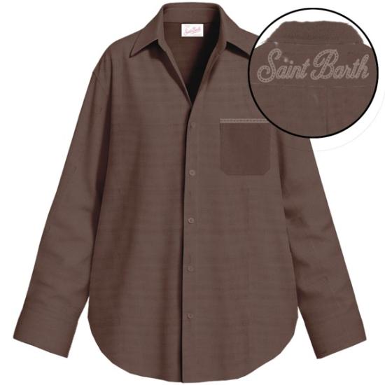 26SS 세인트바쓰 셔츠 CRISTALPOCKET 08806L18 EMB