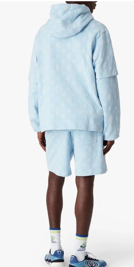 26SS 카사블랑카 숏팬츠 JTR003 02 Azzurre - CASABLANCA