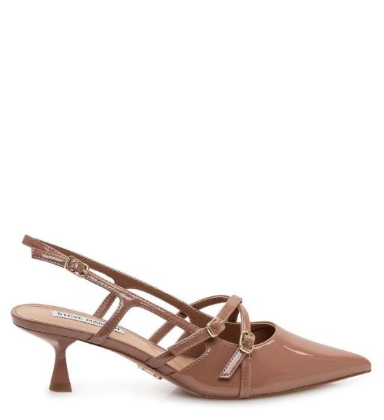 26SS 스티브매든 힐/펌프스 SMSLINDALE 478 TAUPE Taupe patent