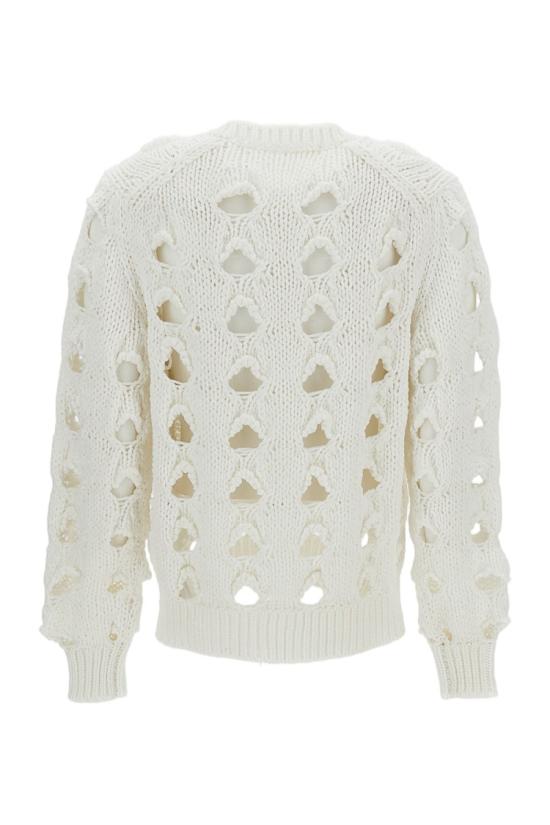 26SS 꼼데가르송 니트웨어 GQN0160512 White - COMME DES GARCONS