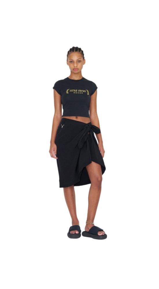  Eyts 미디 스커트 2000001769003 Black - EYTS