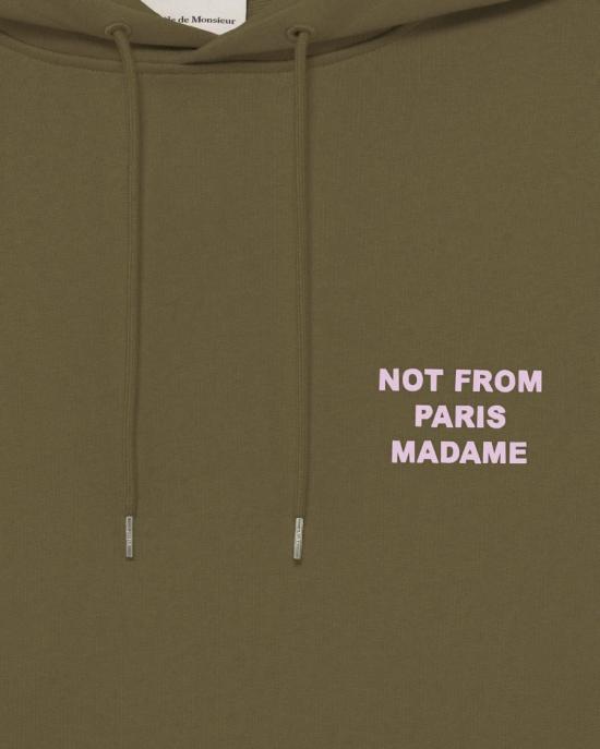  드롤드무슈 후드 티셔츠 2000001799826 Green - DROLE DE MONSIEUR