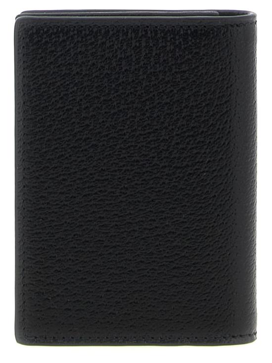 26SS 구찌 GG 마몽 플랩 카드 케이스 428737 DJ20T 1000 BLACK DOM - GUCCI