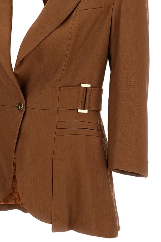 26SS 엘리자베타프랜치 자켓 GI23662E2600 Brown - ELISABETTA FRANCHI