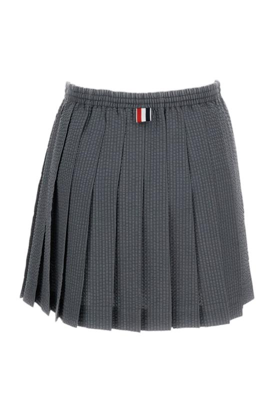 26SS 톰브라운 미디 스커트 FGCA42A06455055 Grey - THOM BROWNE