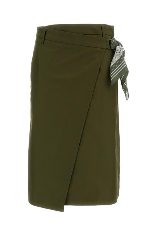 26SS 트루 로얄 미디 스커트 G75F8517 Green
