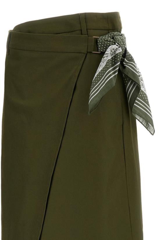 26SS 트루 로얄 미디 스커트 G75F8517 Green - TRUE ROYAL