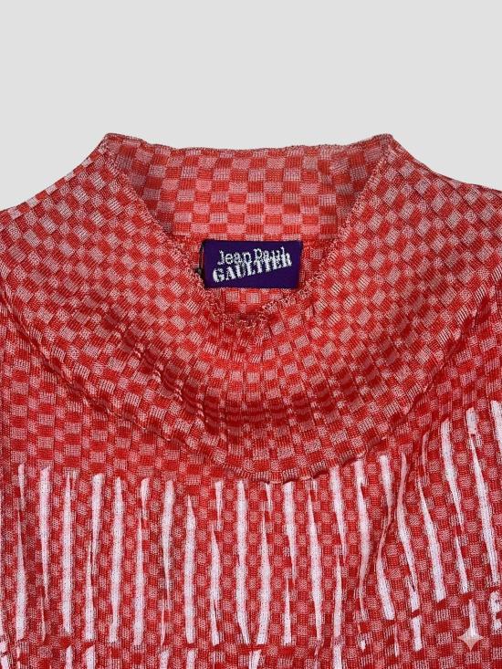 26SS 장 폴 고티에 스웨터 2602WPO068K037 0130 WHITE RED - JEAN PAUL GAULTIER