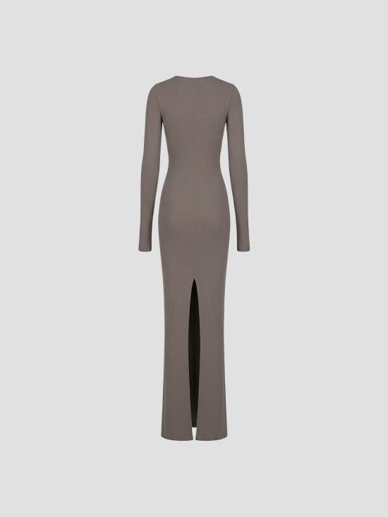 26SS 릭 오웬스 롱 원피스 RO01F6589JSV 34 DUST - RICK OWENS