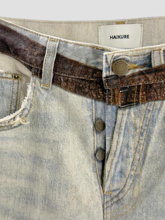 26SS 하이쿠레 데님 팬츠 HEW03330GF182 PR002 TLO - HAIKURE