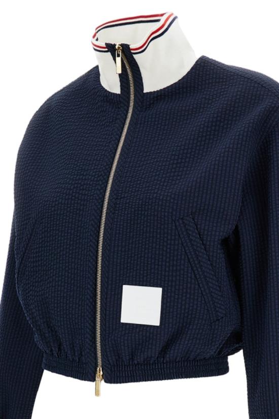 26SS 톰브라운 자켓 FBC952A06455415 Blue - THOM BROWNE