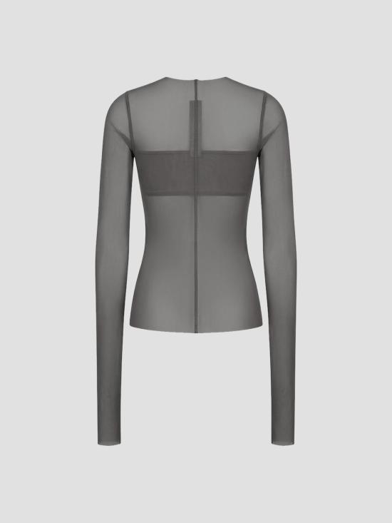 26SS 릭 오웬스 긴팔 티셔츠 RO01F6274TUSRJA 34 DUST - RICK OWENS