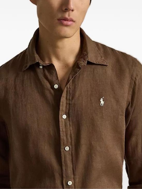26SS 랄프 로렌 셔츠 710966294514 CHESTNUT - RALPH LAUREN