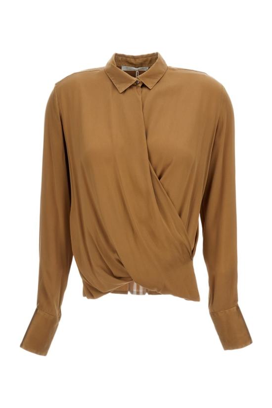 26SS Q-Wins 블라우스 E075S28322 Brown