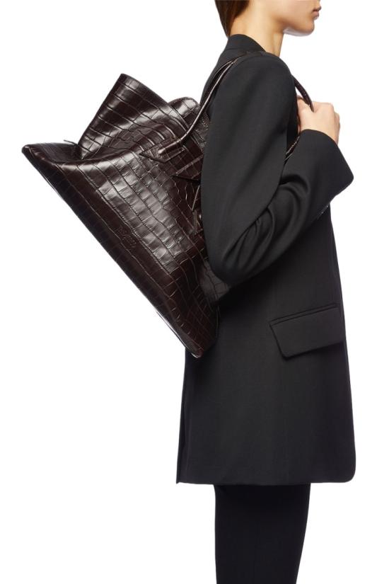 26SS 디 아티코 라 파세지아타 미디엄 탑 핸들 백 250WAH00054LBT021PR207 Brown - THE ATTICO