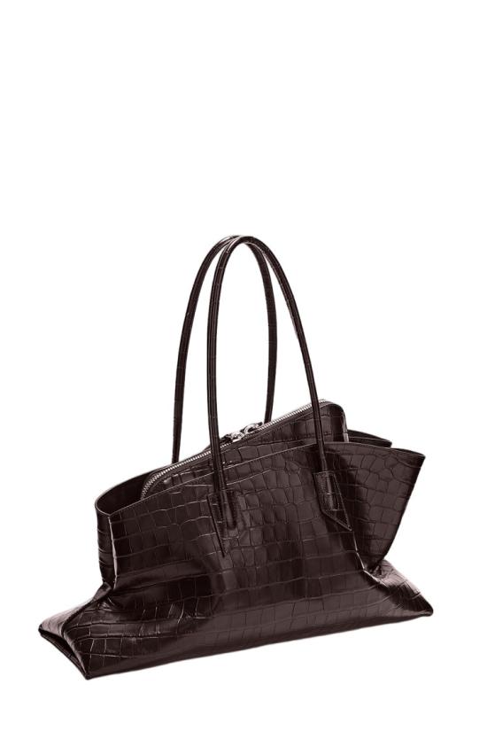 26SS 디 아티코 라 파세지아타 미디엄 탑 핸들 백 250WAH00054LBT021PR207 Brown - THE ATTICO