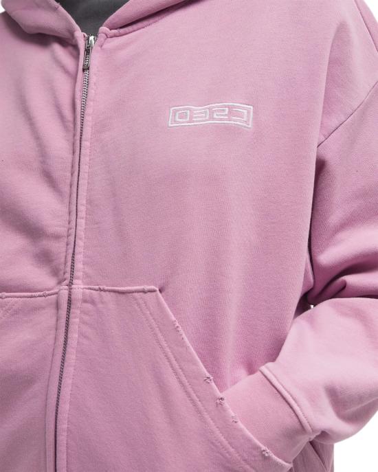 25SS 032C 후드 티셔츠 2000001795217 Purple - 032C