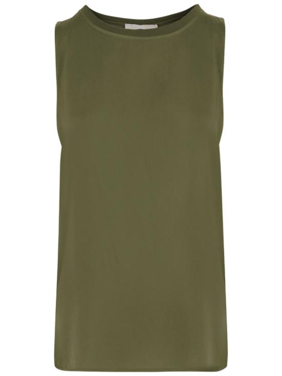26SS Q-Wins 민소매 티셔츠 POPPYCTE075C500 Green