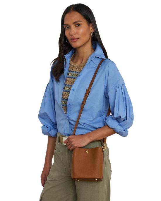 26SS 랄프 로렌 숄더백 431969365002 Brown - RALPH LAUREN