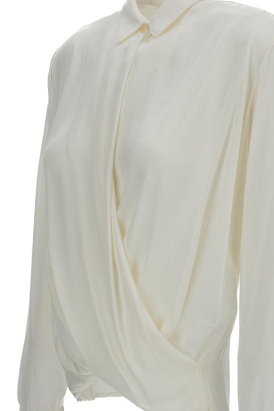 26SS Q-Wins 블라우스 E075S28301 White - OTHER BRANDS