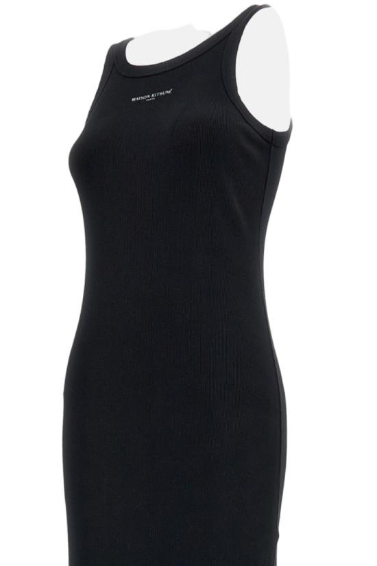 26SS 메종키츠네 롱 원피스 QW01650KA0033P199 Black - MAISON KITSUNE