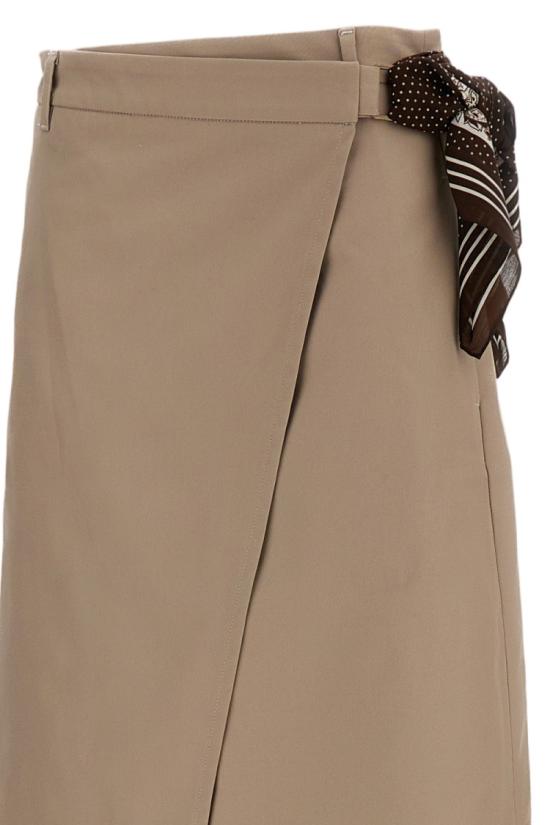 26SS 트루 로얄 미디 스커트 G75F8508 Neutrals - TRUE ROYAL