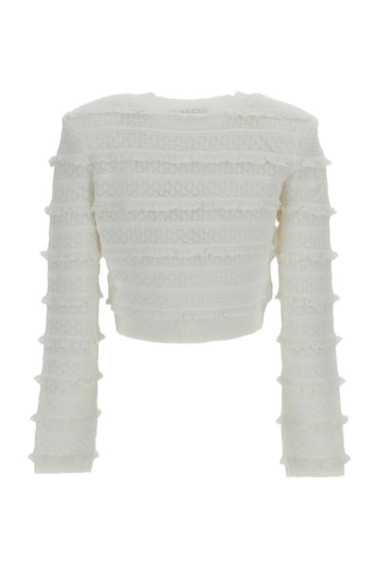 26SS 셀프 포트레이트 가디건 SS26063CWWHITE White - SELF PORTRAIT