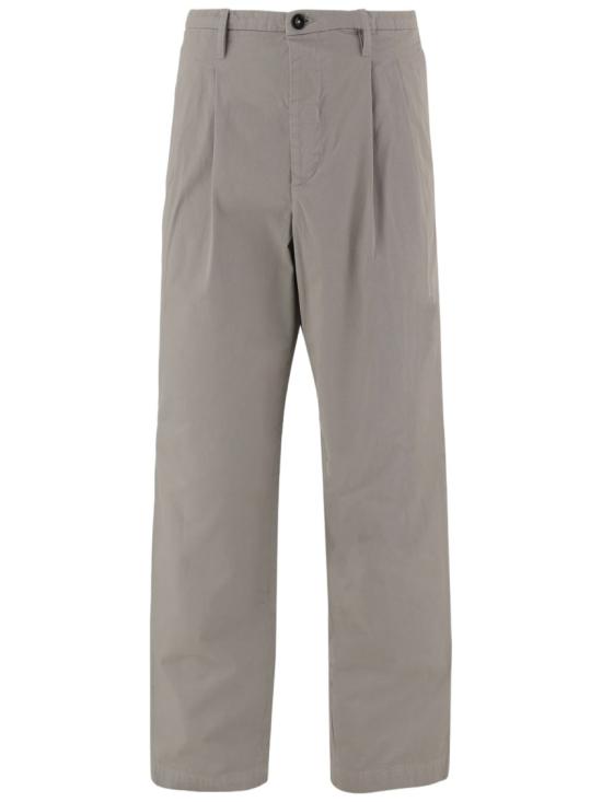 26SS 씨피 컴퍼니 코튼 개버딘 루즈 팬츠 20CMPA136A110458G904 Grey