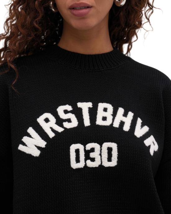  Wrstbhvr 스웨터 2000001803752 Black - WRSTBHVR