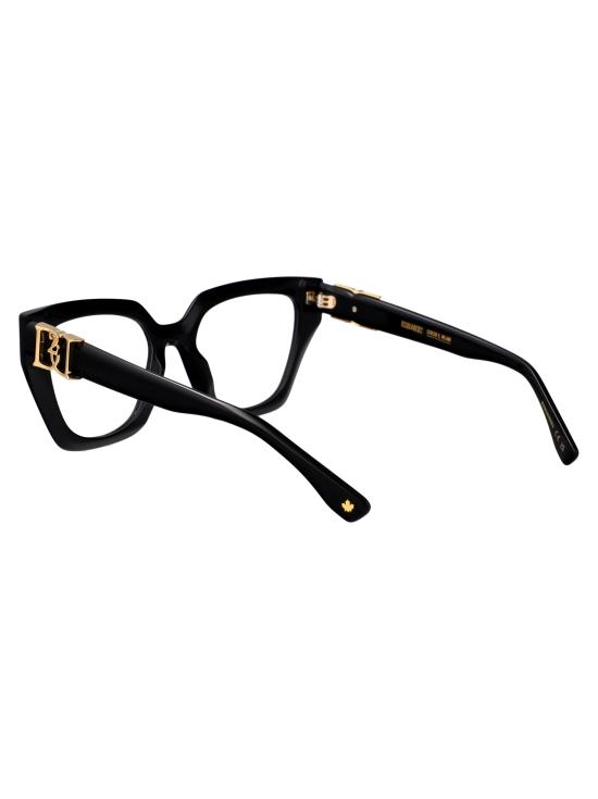 26SS 디스퀘어드2 안경 D2 0186 807 black - DSQUARED2