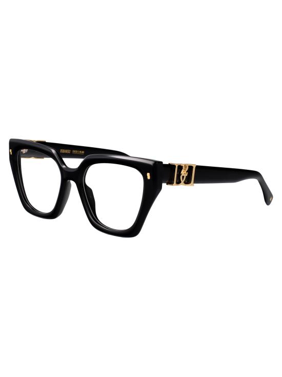 26SS 디스퀘어드2 안경 D2 0186 807 black - DSQUARED2