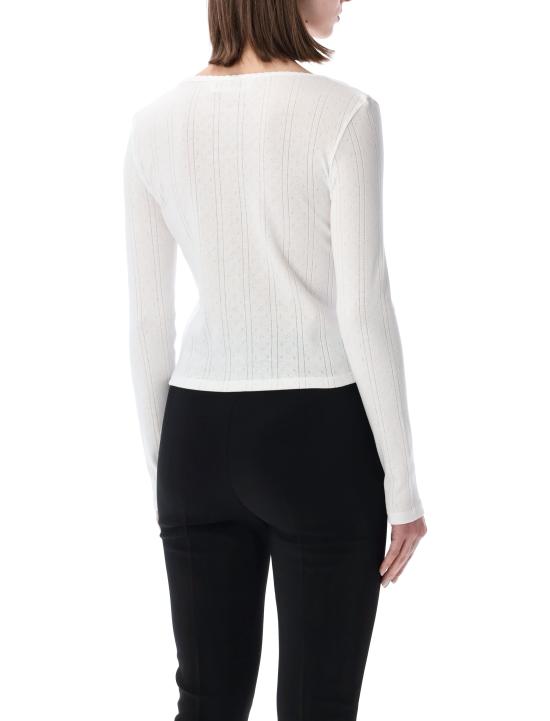 26SS 로에 긴팔 티셔츠 61920298 112 Bianco - ROHE