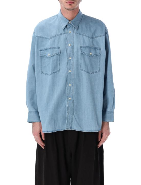 26SS 스튜디오 니콜슨 데님 셔츠 SNM1467 WWI WARN WASH INDIGO